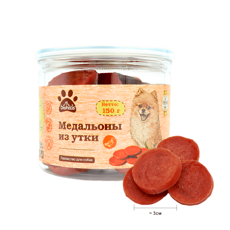 BHS088_Лакомство_для_собак_Медальоны_из_утки_150_гр_1-(2)